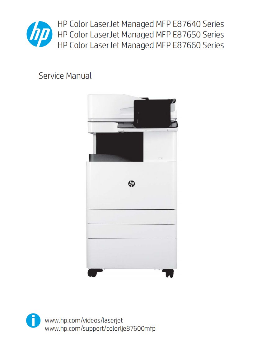 惠普E87640 E87650 E87660 系列中文维修手册